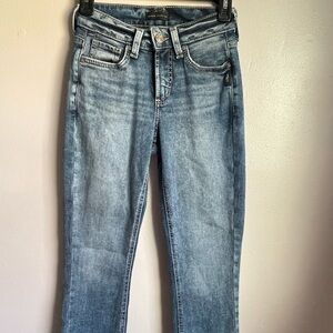 Silver Suki Capri Jeans size 24 women’s